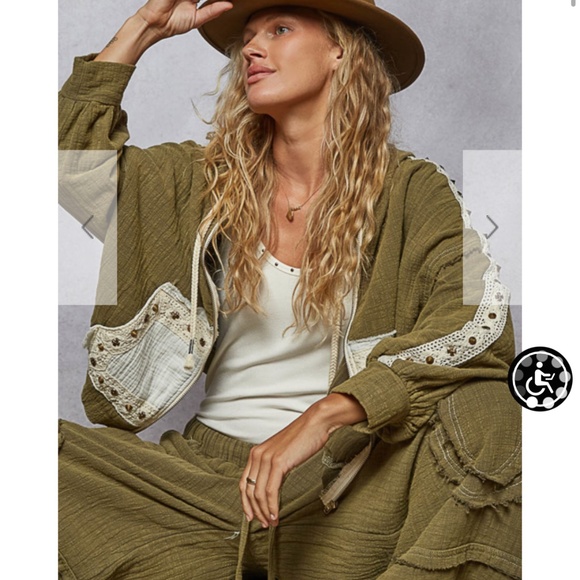 POL “ Gwen 2 “ POL Double Gauze Hoodie Top and Pants Set 67 - Picture 3 of 15